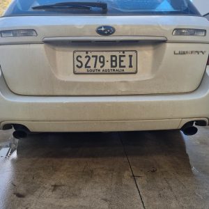 SUBARU LIBERTY 09/2003-08/2009 WAGON REAR BUMPER, NON REVERSE SENSOR TYPE