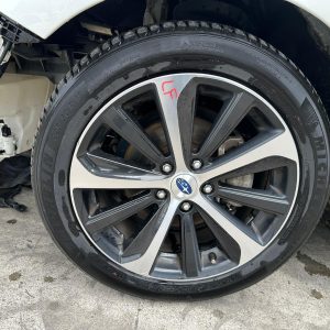 SUBARU LIBERTY 6TH GEN 08/2014-04/2021 LEFT FRONT WHEEL ALLOY FACTORY 18X7.5IN