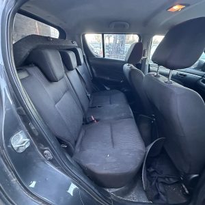 SUZUKI SWIFT FZ 08/2010-03/2017 2ND REAR SEAT CLOTH GREY STANDARD TYPE