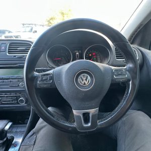 VOLKSWAGEN GOLF GEN 6 10/2008-01/2016 STEERING WHEEL LEATHER STANDARD
