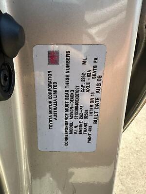 TOYOTA CAMRY ACV40 06/2006-05/2009 LEFT TAILLIGHT P/N 815618Y005 11A984016B - Image 13