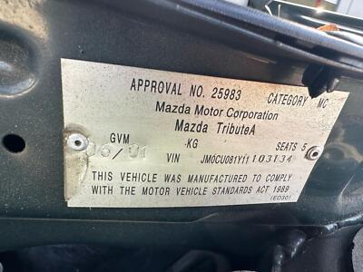 MAZDA TRIBUTE YU SERIES 02/2001-12/2003 FUEL TANK - Image 11