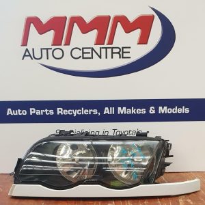 BMW 3 SERIES LEFT HEADLAMP E46, CPE/CAB STANDARD, 09/98-09/01 98 99 00 01