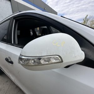 HYUNDAI I30 FD 09/2007-04/2012 RIGHT DOOR MIRROR WHITE POWER FOLD 876202L600