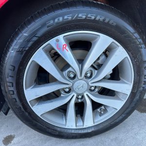 HYUNDAI I30 PD 03/2017-12/2023 LEFT REAR WHEEL ALLOY FACTORY 16X6.5IN