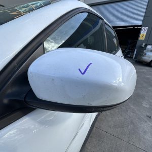 JEEP CHEROKEE KL 02/2014-03/2018 LEFT DOOR MIRROR WHITE POWER FOLD 68325359AA