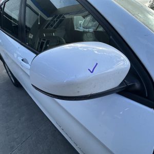 JEEP CHEROKEE KL 02/2014-03/2018 RIGHT DOOR MIRROR WHITE POWER FOLD 68325358AA