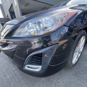 MAZDA 3 BL 04/2009-08/2011 LEFT BUMPER FOGLAMP 2.5L P25 AUTO T/M TYPE