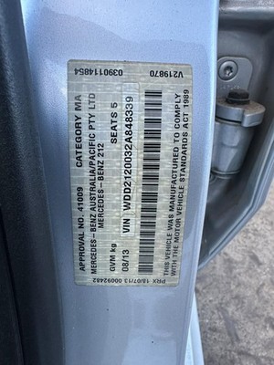 MERCEDES E CLASS W212 06/2013-05/2016 CENTRE REAR SEAT BELT ONLY SEDAN - Image 12