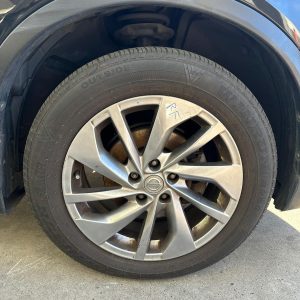 NISSAN XTRAIL T32 03/14-01/17 RIGHT FRONT WHEEL ALLOY FACTORY 5 V SPOKE 18X7.0IN