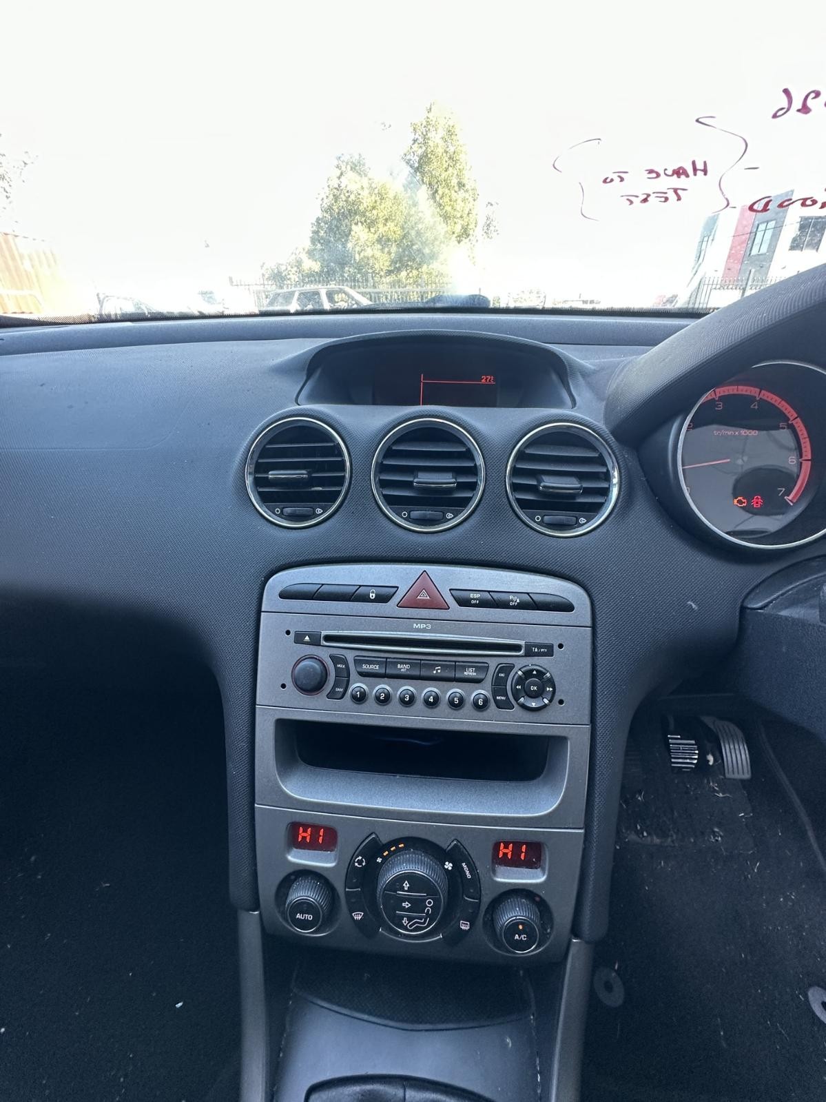 PEUGEOT 308 T7 09/2007-12/2013 HEATER/AC CONTROLS DIGITAL CLIMATE TYPE