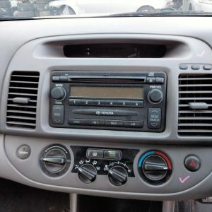 TOYOTA CAMRY SK36 08/02-05/06 SINGLE DISC CD PLAYER P/N ON FACE 12801 8612028382