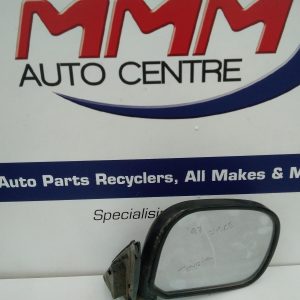 TOYOTA HIACE RIGHT DOOR MIRROR LH/RZH10#, MANUAL, BLACK, 11/89-12/04 89 90 91 92