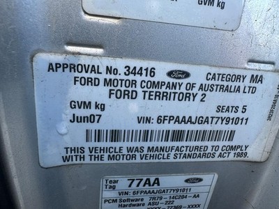 FORD TERRITORY SX-SY MKII 05/2004-04/2011 TAILGATE WIPER MOTOR 4 PIN PLUG TYPE - Image 10