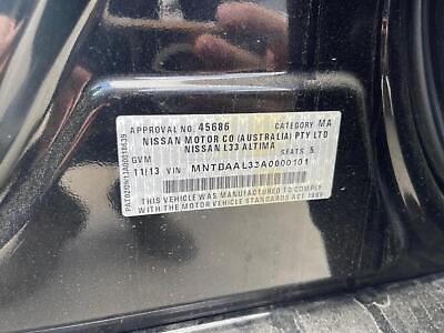 NISSAN ALTIMA L33 11/2013-12/2017 LEFT REAR SEAT BELT STALK ONLY - Image 7