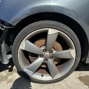 AUDI A1 8X MK 1 12/2010-10/2018 LEFT FRONT WHEEL ALLOY FACTORY 17X7.5IN 5 SPOKE