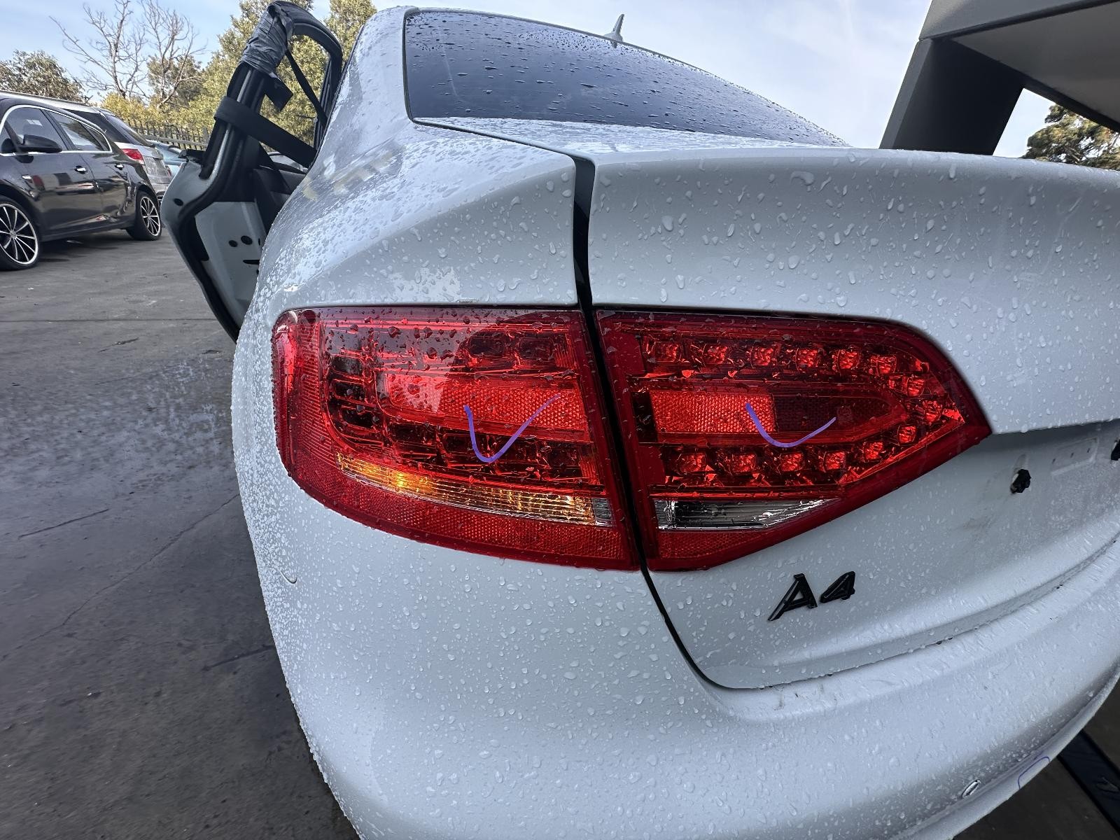 AUDI A4 B8 8K 02/2008-06/2012 LEFT TAILLIGHT LED TYPE SEDAN A4/S4 P/N 8K5945095K