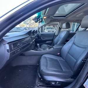 BMW 3 SERIES E90 03/2005-01/2012 LEFT FRONT SEAT BLACK STD TYPE SEDAN