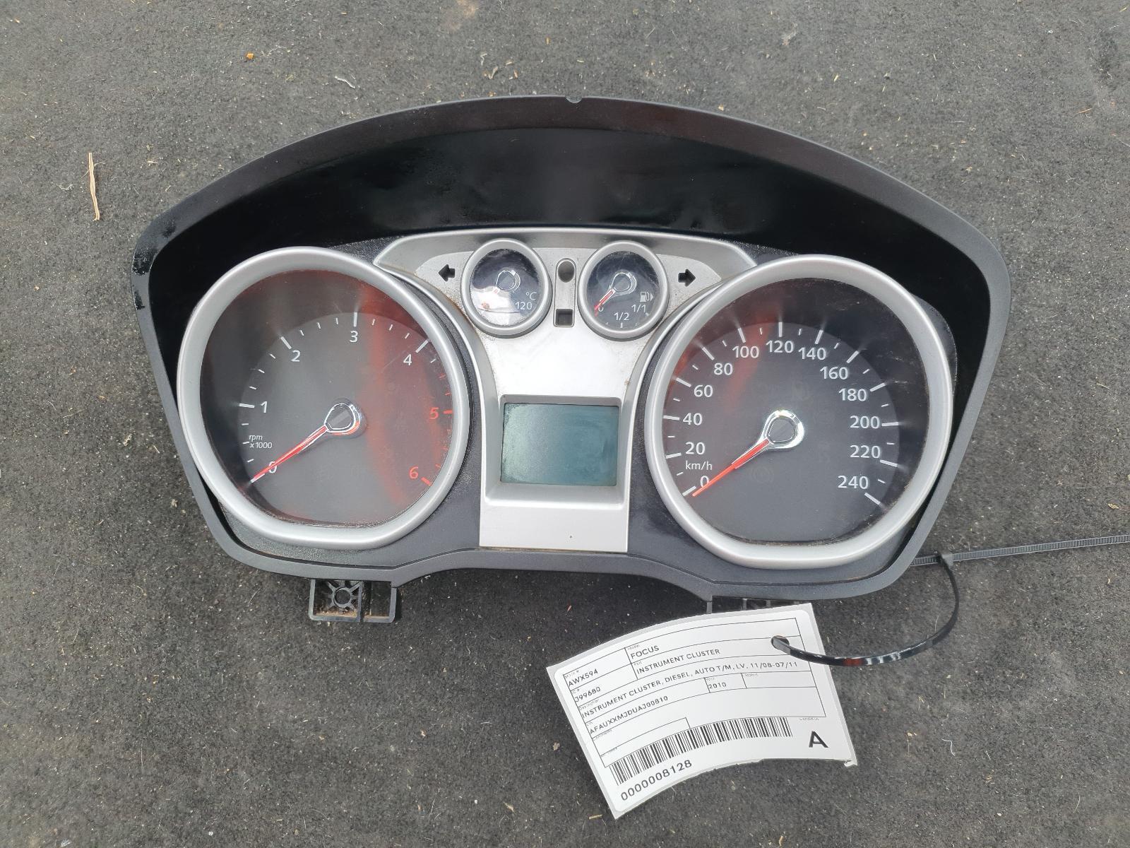 FORD FOCUS INSTRUMENT CLUSTER INSTRUMENT CLUSTER, DIESEL, AUTO T/M, LV
