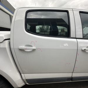 HOLDEN COLORADO RG 01/2012-12/2020 RIGHT REAR DOOR SHELL W/ MOULD TYPE DUAL CAB