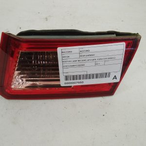 HONDA ACCORD REAR GARNISH BOOTLID LAMP (RH SIDE), 8TH GEN, EURO (VIN JHMCU), 07/