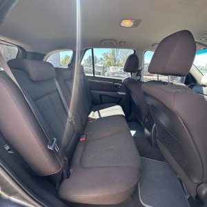 HYUNDAI SANTA FE CM 11/2005-06/2012 LEFT REAR MID SEAT BELT STALK ONLY GREY