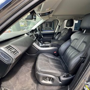 LAND ROVER RANGEROVER SPORT L494 06/2013-04/2022 LEFT FRONT SEAT LEATHER BLACK