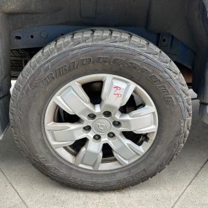 LDV T60 SK8C 07/17-07/21 RIGHT REAR WHEEL ALLOY FACTORY 17X7IN 6 SINGLE SPOKE