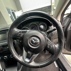 MAZDA CX5 KE 02/2012-12/2016 STEERING WHEEL LEATHER