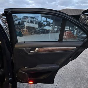 MERCEDES C CLASS W204/S204 07/2007-05/2011 RIGHT REAR DOOR TRIM BLACK LEATHER