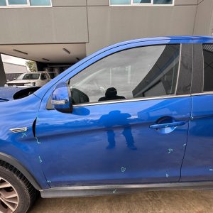 MITSUBISHI ASX XA-XD 05/2010-12/2024 LEFT FRONT OUTER DOOR HANDLE BLUE