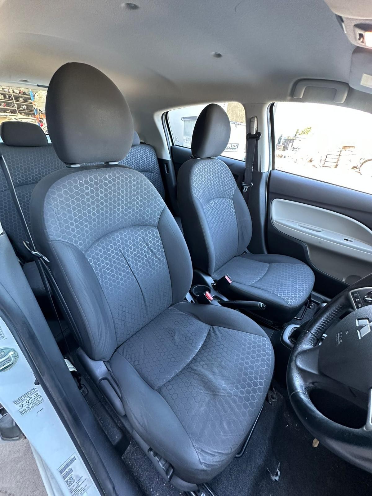 MITSUBISHI MIRAGE LA-LB 12/2012-12/2024 CENTRE REAR SEAT BELT ONLY HATCHBACK - Image 8