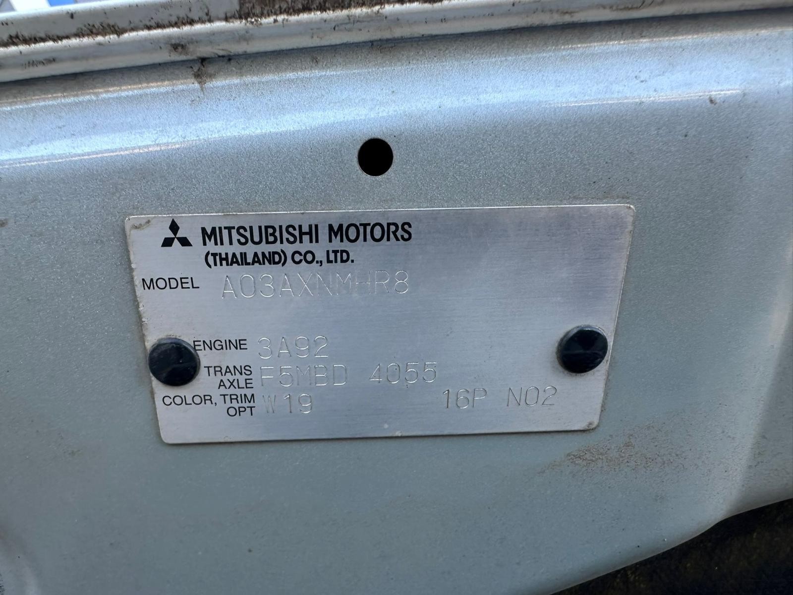 MITSUBISHI MIRAGE LA-LB 12/2012-12/2024 WASHER BOTTLE - Image 11