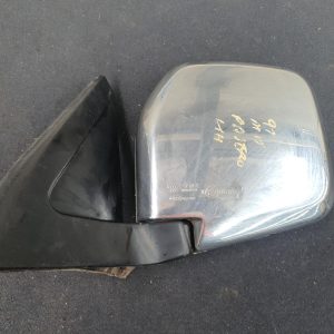 MITSUBISHI PAJERO LEFT DOOR MIRROR NH-J-K-L, POWER, CHROME, 05/91-04/00 91 92 93