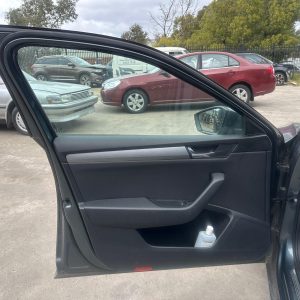 SKODA SUPERB NP 03/2016-2023 LEFT FRONT DOOR TRIM LEATHER