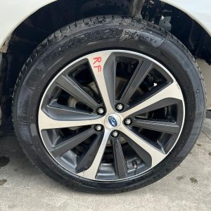 SUBARU LIBERTY 6TH GEN 08/2014-04/2021 RIGHT FRONT WHEEL ALLOY FACTORY 18X7.5IN