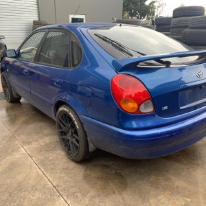 TOYOTA COROLLA 10/1998-11/2001 LEFT REAR WINDOW REG/MOTOR AE112, MANUAL