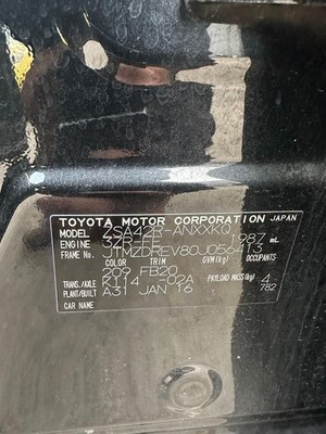 TOYOTA RAV4 XA40 10/2015-12/2018 SPARE WHEEL STEEL 17X4IN - Image 12