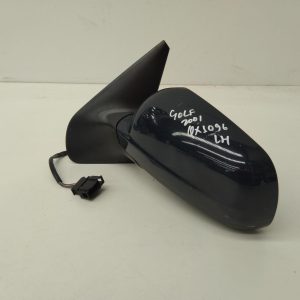 VOLKSWAGEN GOLF GEN 4 09/1998-06/2004 LEFT DOOR MIRROR BLUE GLASS 1J2857507C