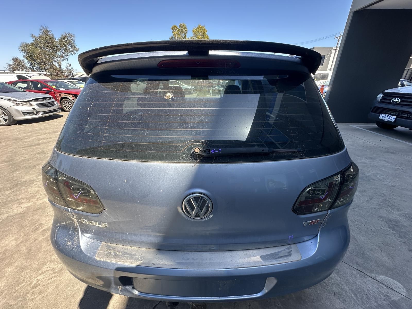 VOLKSWAGEN GOLF GEN 6 10/2008-03/2013 TAILGATE SPOILERED TYPE HATCHBACK