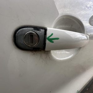 VOLKSWAGEN TIGUAN 5N 05/2008-06/2011 RIGHT FRONT OUTER DOOR HANDLE