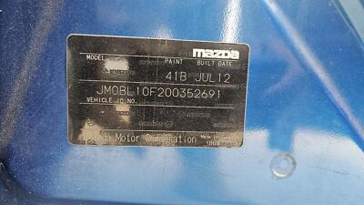 MAZDA 3 BL 04/2009-10/2013 2ND SEAT LEFT REAR CLOTH NEO/MAXX/MAXX SPORT/MZR-CD - Image 5