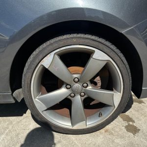 AUDI A1 8X MK 1 12/2010-10/2018 LEFT REAR WHEEL ALLOY FACTORY 17X7.5IN 5 SPOKE