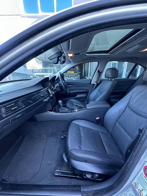 BMW 3 SERIES 03/2005-04/2012 LEFT FRONT DOOR TRIM LEATHER BLACK E90-E91 SEDAN - Image 9