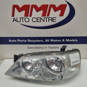 FORD FALCON LEFT HEADLAMP BA-BF1, FUTURA/FAIRMONT/LTD, CHROME INSERT TYPE, 10/02