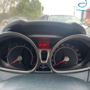 FORD FIESTA WS-WT 07/2008 INSTRUMENT CLUSTER PETROL SILVER TRIM