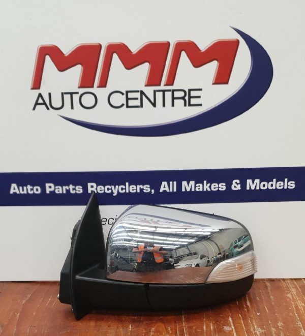 FORD RANGER LEFT DOOR MIRROR XLT, CHROME, POWER FOLD, W/ INDICATOR TYPE ...