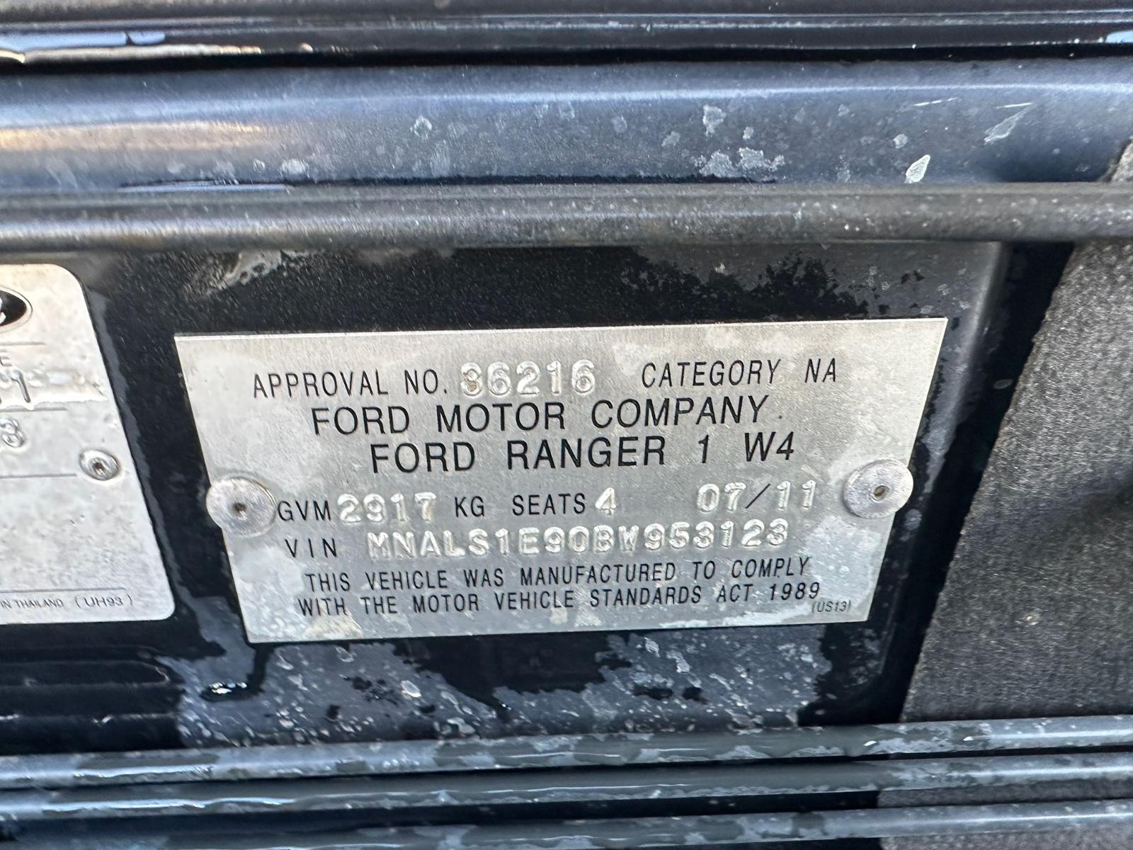 FORD RANGER PJ-PK 12/2006-06/2011 LEFT FRONT WINDOW REG/MOTOR POWER UR5659560A - Image 12
