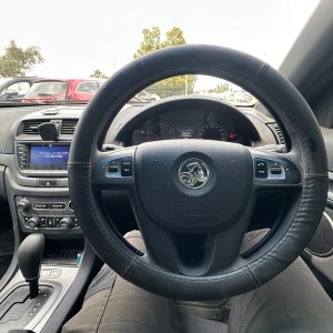 HOLDEN COMMODORE VE 09/2009-05/2013 STEERING WHEEL VINYL BLACK SPOKE TYPE
