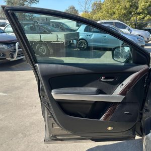 MAZDA CX9 TB 12/2007-12/2015 LEFT FRONT DOOR TRIM BLACK LEATHER